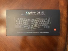 Keychron Q8 Alice Layout QMK Custom Mechanical Keyboard - Carbon Black (Q8-M2) picture