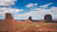 Landscape desert monument valley shadow Custom Gaming Mat Desk picture