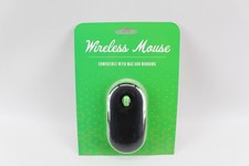 New Orbit Innovations Wireless Mouse w/ Scroll Wheel Compatible Mac/PC Green/Blk picture