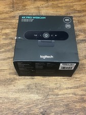 Logitech Brio 4k Computer Webcam w/Rightlight 3 & HDR (960-001390) Brand New picture