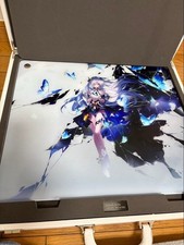 Uncle Panda Butterfly Ruin Limited Edition Glass Mouse Pad with Carrying Case picture