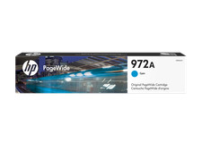 New Open Box HP 972A Cyan Original PageWide Cartridge, L0R86AN picture