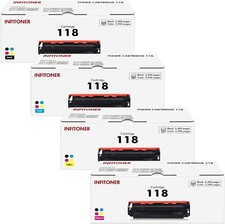 Capture the True Essence of Color with Premium 118 Toner Cartridge 4 pack - NEW picture