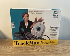 Vintage Logitech TrackMan Portable Mouse (Untested)  picture