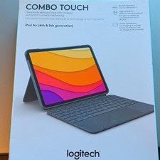 Logitech Combo Touch Keyboard Case w/ Touchpad for iPad Air 4/5 Gray picture