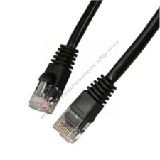 Lot10 1ft RJ45Cat5e Ethernet Cable/Cord $SH DISC{BLACK{F picture