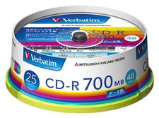 Mitsubishi Chemical Media Verbatim CD-R MB Pack of 1 Times Log 48 X Speed picture