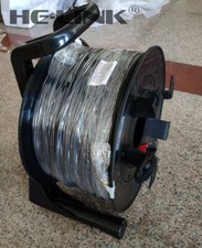 300M ST-ST Outdoor Armored Singlemode 6 Strands with Fiber Tactical Cable Reel picture