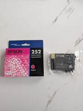 Epson DURABrite Ultra Magenta and Yellow Ink Cartridge Model T252320-S Lot of 2 picture