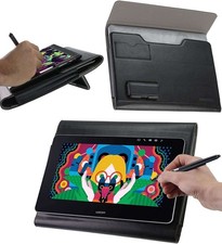 Broonel Leather Graphics Tablet Folio Case For VEIKK Studio 16 Drawing Tablet picture