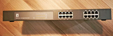 LevelOne 16-Port Gigabit PoE Plus Network Switch (GEP-1622), 480W picture