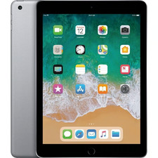 Apple iPad 5 Gen 2017 Wi-Fi 32GB Space Gray Tablet Retina Display A9 Camera picture