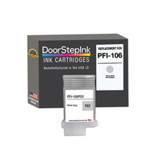 DoorStepInk Compatible Ink Cartridges For Canon PFI-106 Photo Gray 130ml-USA picture