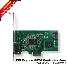 StarTech 1 Port eSATA + 1 Port SATA II PCI Express SATA Controller Card 7VCM4 picture