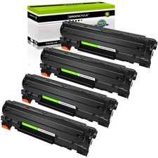 1-4PK CB435A 35a Toner Compatible with HP LaserJet P1005 P1006 P1007 P1009 P1002 picture