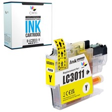 1PK Compatible CMYi LC3011 Yellow Ink Cartridge fits Brother MFC-J890DW J895DW picture