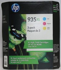 HP 935XL Ink Cartridge Pack - Cyan/Magenta/Yellow (F6U05BN) - NEW EXP 2026 picture