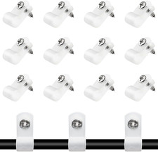 1/2 Inch R-Type Clip Clamp, 100 Pcs | Nylon P-Type Mounting Clips, Cable & Wire picture