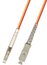 1M Multimode Simplex Fiber Optic Cable 50/125 LC SC Patch Cable Patch Cord picture