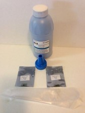 200g Cyan Toner Refill Kit + 2 Chips For Dell Printers picture