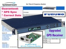 Symmetricom XLi FTM III UPGRADED Furuno GPS NTP Time Server 10MHz Oscillator PPO picture