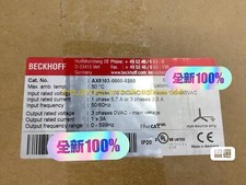 1PCS NEW BECKHOFF AX5103-0000-0200 servo driver Via DHL or FedEX picture
