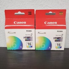 GENUINE Canon 16 Color 2 Twin Packs BCI-16 Color SEALED picture