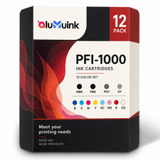 PFI-1000 Ink Cartridge 80ML for imagePROGRAF Pro 1000 (1MBPBPGYGY+1BCMYPCPMRCO) picture