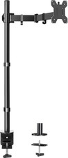Single Monitor Arm, 39 Inch Pole, Desk Mount for 13-32 Inch Screens picture