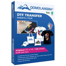 100 Sheets DTF Transfer Film Double-Sided PreTreat Hot Peel DTF Transfer Paper picture