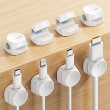 Lamicall 8 Pack Cord Organizer, [1s Lock] Cable Management Clips for Desk picture