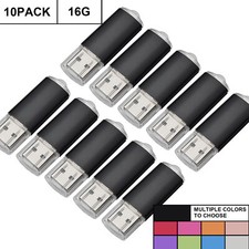 Kootion 16GB USB 2.0 Flash Drive Metal Rectangle Memory Sticks 10/50/ 100PCS Lot picture