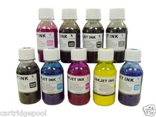 9x100ml ND® Pigment Refill Inks for T580 T605 Stylus Pro 3800 Pro 3880 4880 3K  picture