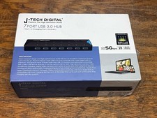 New J Tech Digital 7 Port USB 3.0 Hub (5 Gbps) USB HUB picture