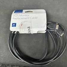 Insignia VGA Monitor Replacement Cable 6ft NS-PV06501 Black New picture