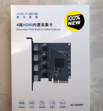 NEW ACASIS 4 Channel AC-4HDMI HDMI-Compatible Built-in PCI-E Video Capture Card picture