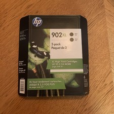 HP 902XL High Yield Black Ink Cartridge 2-Pack T0A40BN 2009021 Office EXP 1/20 picture
