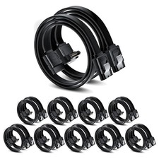 20-Pack SATA Cable III Set - 90 Degree & Straight Connectors picture