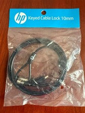 HP KEYED CABLE LOCK 10MM SECURITY LOCK NEW picture