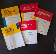 Borland turbo C++3.0 (user/programmer),objectwindows for C++, debugger 3.0, guid picture