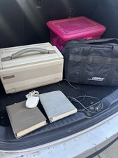 Vintage Compaq Portable III Computer W/ Original Bag Manuals & Mouse Turns On picture
