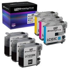 6PK For Brother 3x LC103BK 1ea LC103C LC103M LC103Y HY Ink Set for MFC-J4510DW picture