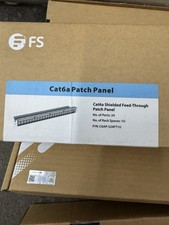 Cat6a Sheilded Feed- Through Patch Cable 24 Ports Brand New In The Box picture
