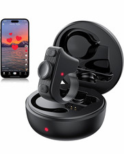 Bluetooth Page Turner Remote w/ Camera Control for iPhone/iPad/Android Black picture