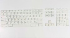 Full Set Of Replacement Keys For A1243 Apple Wired Keyboard No Hinges Or Cups picture