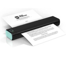 A4 Portable Mini Wireless Bluetooth Inkless Thermal Printer Tattoo Paper lot picture
