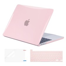EooCoo Pink Case Compatible with MacBook Pro 13 inch M2 2022, 2020-2017 Relea... picture