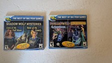 Big Fish Games PC DVD-ROM Software Lot of 2 Hidden Object Game Packs picture