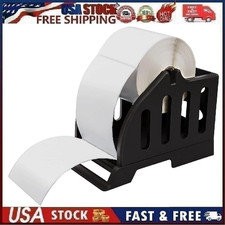 ROLLS LABEL HOLDER FAN-FOLD LABELS Thermal Label Printer 4x6 Plastic Stand NEW picture
