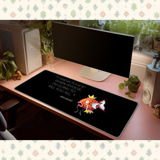 Pokemon Magikarp Funny Quote Gyarados Meme Desk Mat Mouse Pad Retro Gaming Large picture